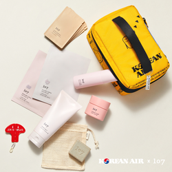 Korean Air x 107 Upcycling Pouch Set